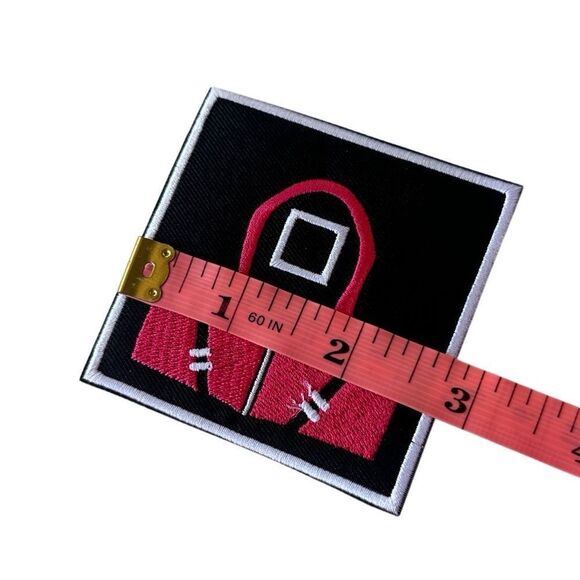 Squid Game Square Embroidered Patch - Picture 2 of 4